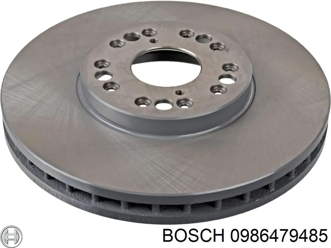 Диск гальмівний передній 0986479485 Bosch