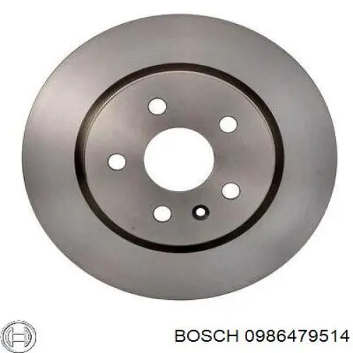 Диск гальмівний задній 0986479514 Bosch