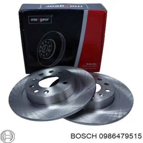 Диск гальмівний задній Bosch 0986479515