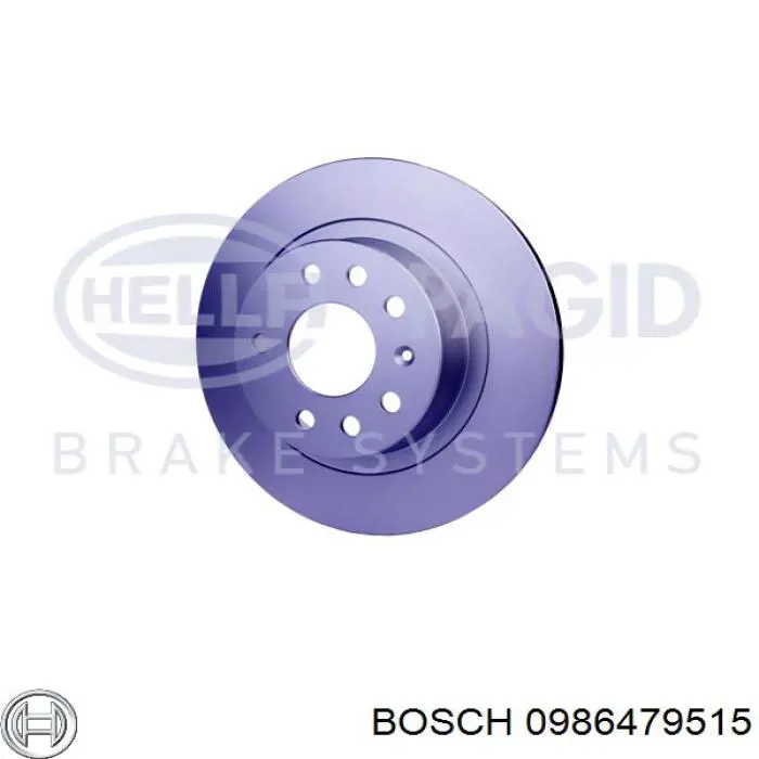 Задні дискові гальма Bosch 0986479515 ціна, від 23.96 USD