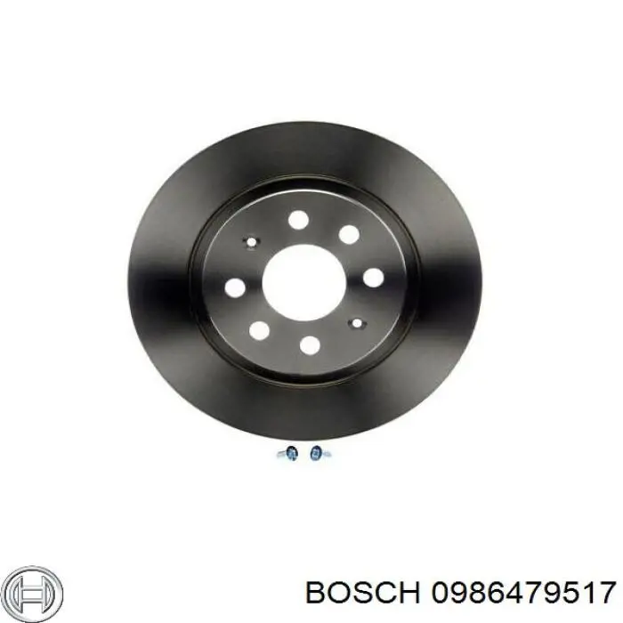 Диск гальмівний задній 0986479517 Bosch