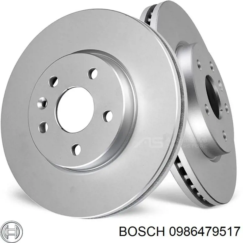 Купити 0986479517 Bosch Диск заднього гальма