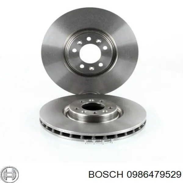 0986479529 Bosch диск гальмівний передній