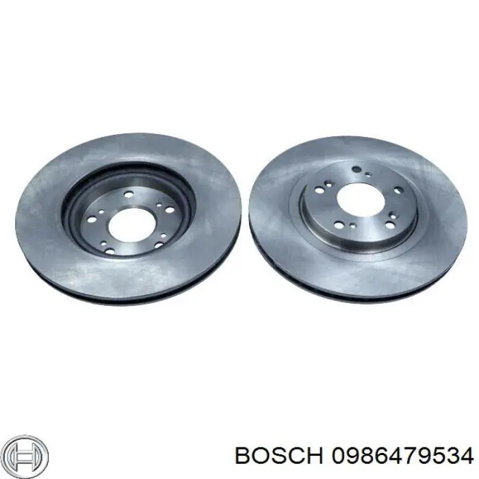 Гальмівні диски передні 0986479534 Bosch