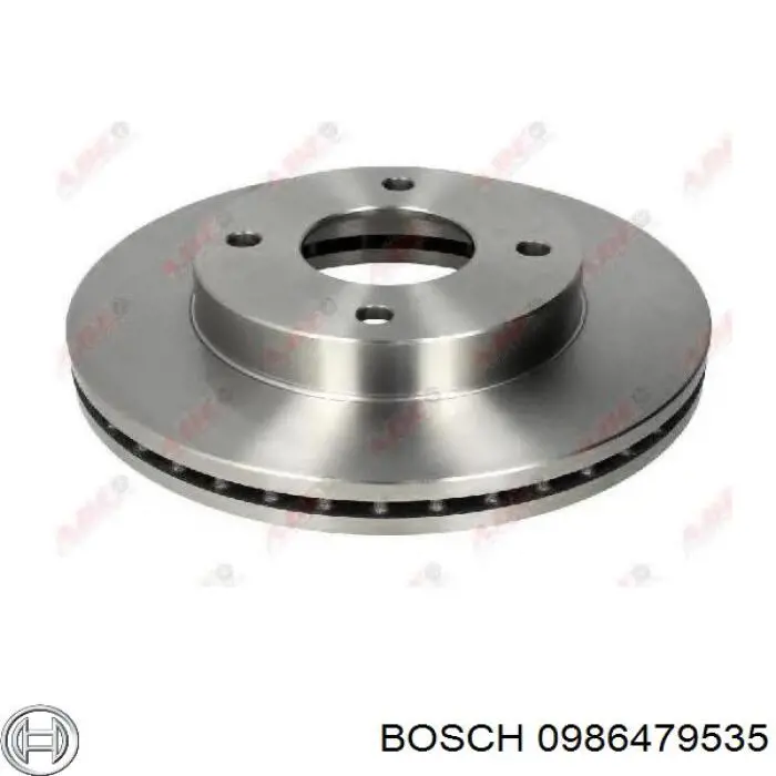 Гальмівні диски передні 0986479535 Bosch