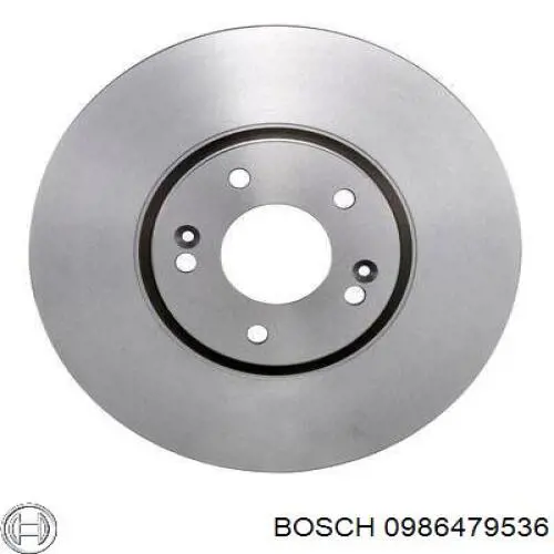 0986479536 Bosch диск гальмівний передній