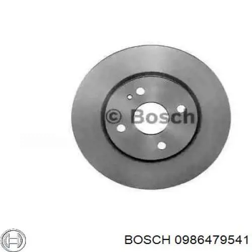 0986479541 Bosch диск гальмівний передній