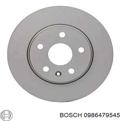 Гальмівні диски передні 0986479545 Bosch