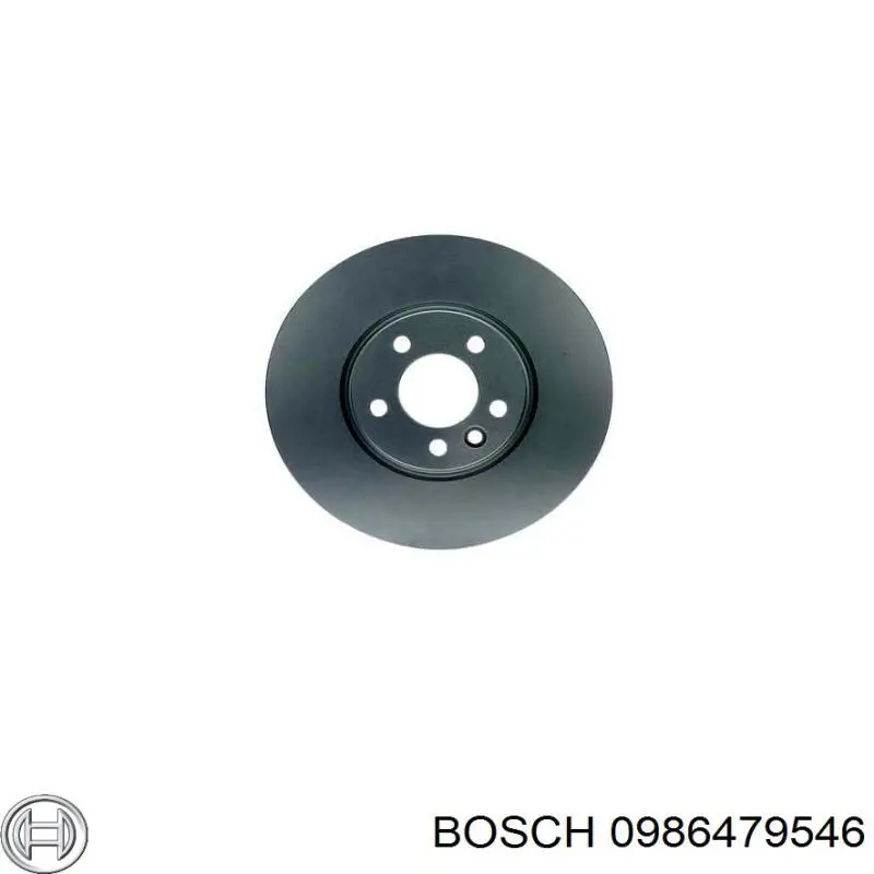 0986479546 Bosch диск гальмівний передній