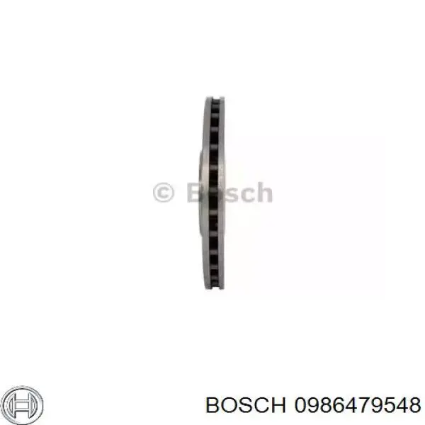 0986479548 Bosch диск гальмівний передній