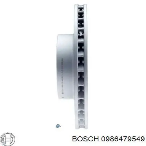 Гальмівні диски передні 0986479549 Bosch