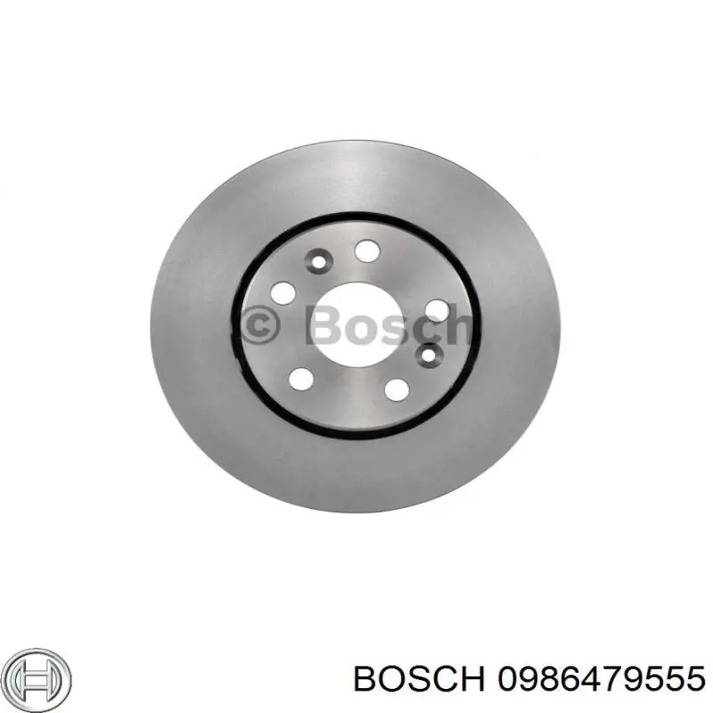 0986479555 Bosch диск гальмівний передній