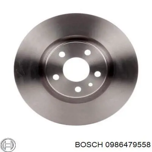 Гальмівні диски передні 0986479558 Bosch