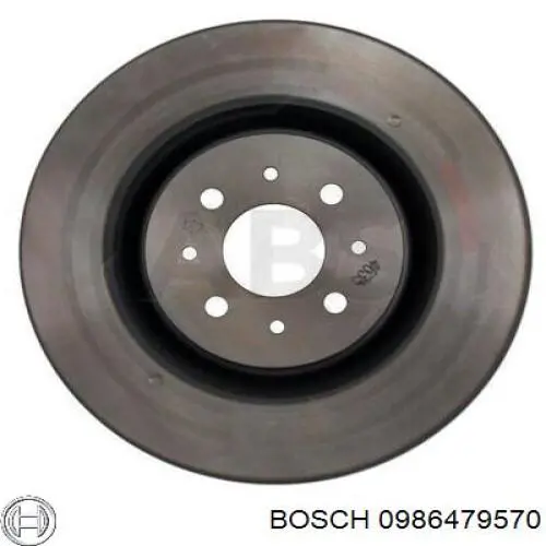 0986479570 Bosch Гальмо дискове переднє