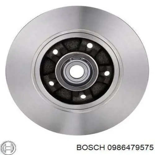 Диск гальмівний задній 0986479575 Bosch