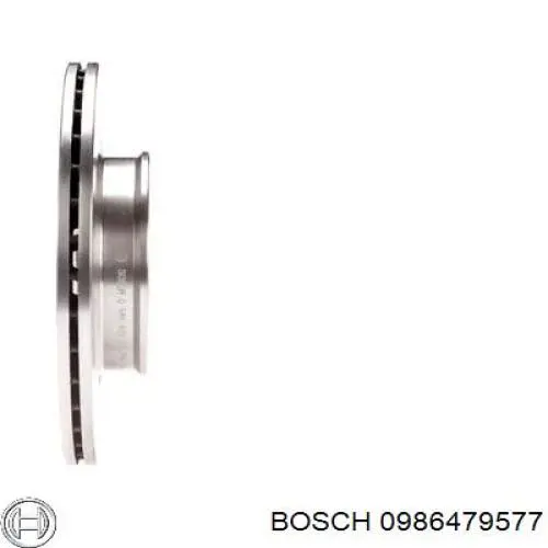 Диск переднього гальма Bosch 0986479577 ціна, від 31.07 USD