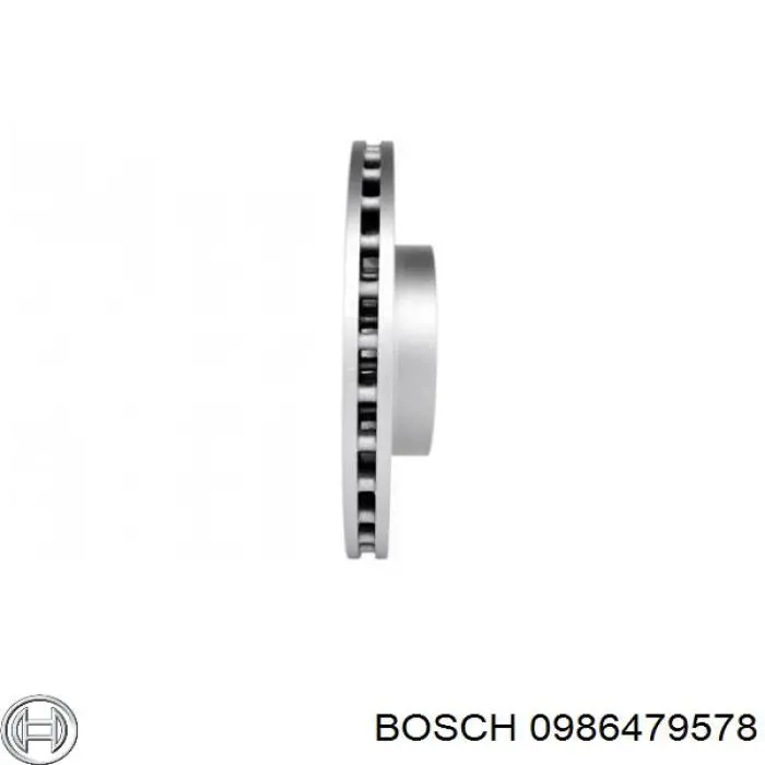 0986479578 Bosch диск гальмівний передній