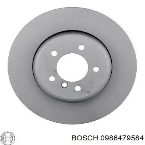 0986479584 Bosch диск гальмівний передній