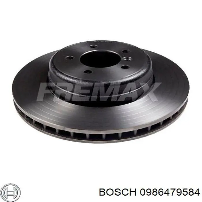 0986479584 Bosch Гальмо дискове переднє