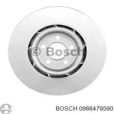 0986479590 Bosch диск гальмівний передній