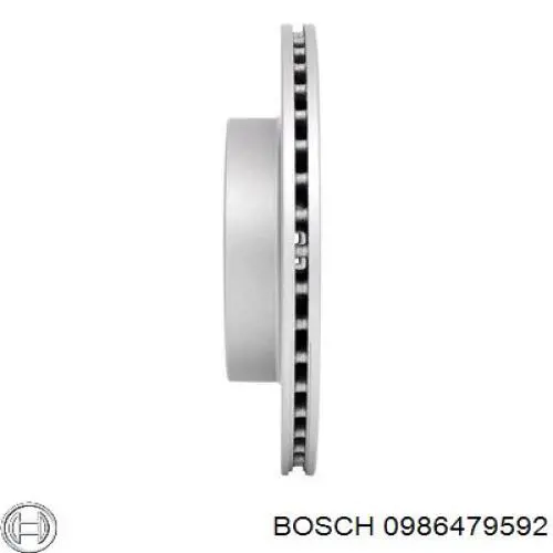 Гальмівні диски передні 0986479592 Bosch