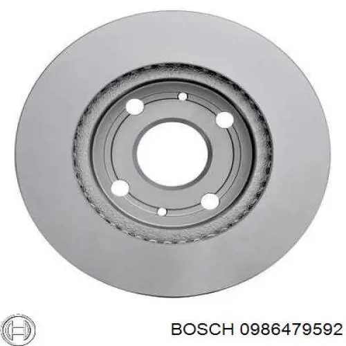 Диск переднього гальма Bosch 0986479592 ціна, від 25.14 USD