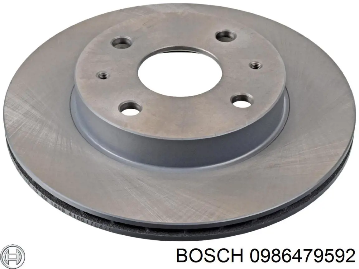 0986479592 Bosch диск гальмівний передній