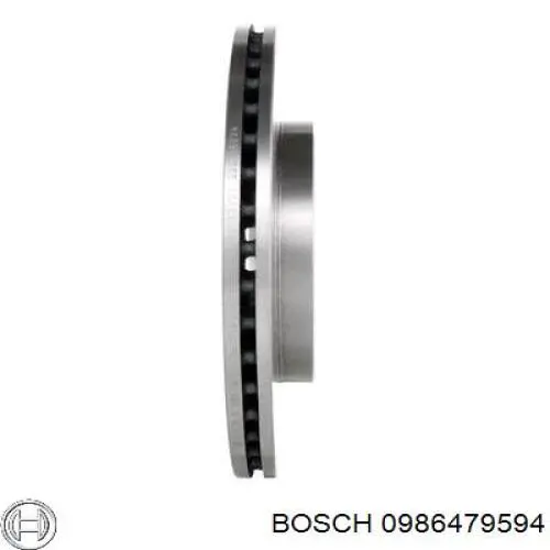 0986479594 Bosch диск гальмівний передній