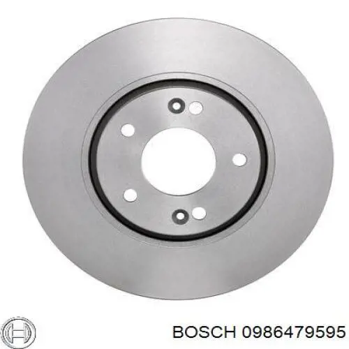Гальмівні диски передні 0986479595 Bosch