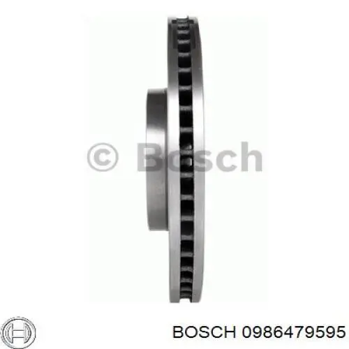 Диск переднього гальма Bosch 0986479595 ціна, від 52.08 USD