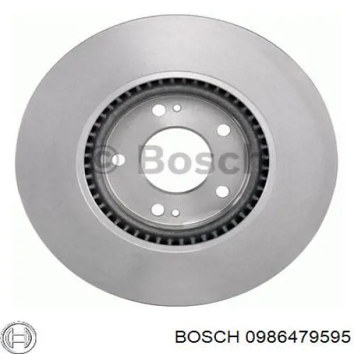 Купити 0986479595 Bosch Ротор гальмівний