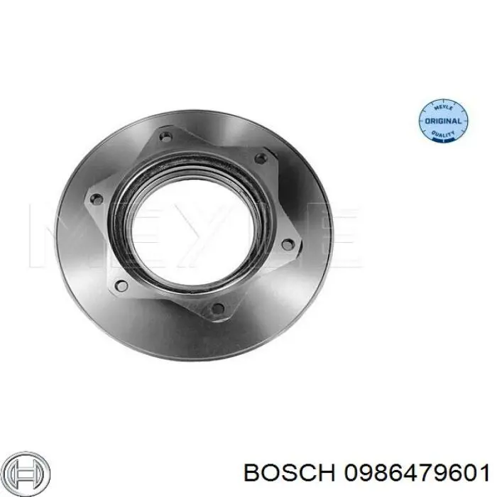 0986479601 Bosch диск гальмівний задній