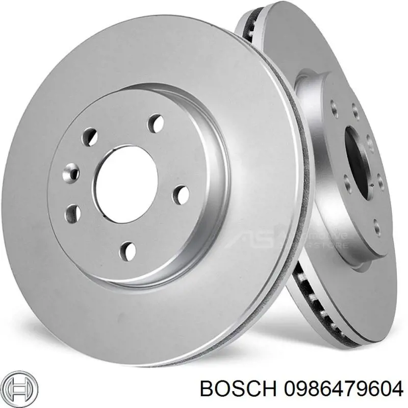Диск переднього гальма Bosch 0986479604 ціна, від 34.69 USD