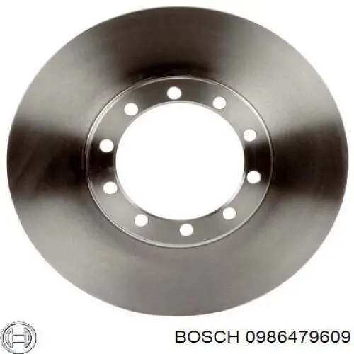 Купити 0986479609 Bosch Ротор гальмівний