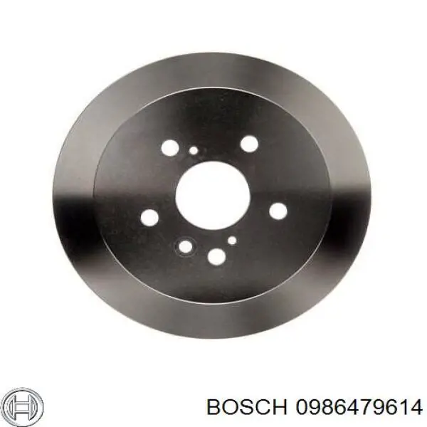 0986479614 Bosch диск гальмівний задній