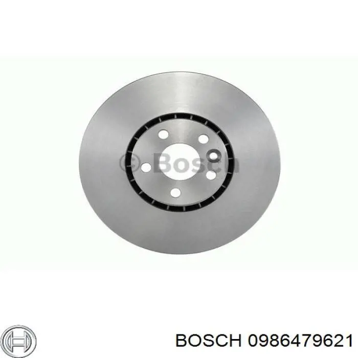 Диск гальмівний передній 0986479621 Bosch