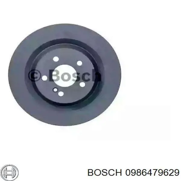 0986479629 Bosch диск гальмівний задній
