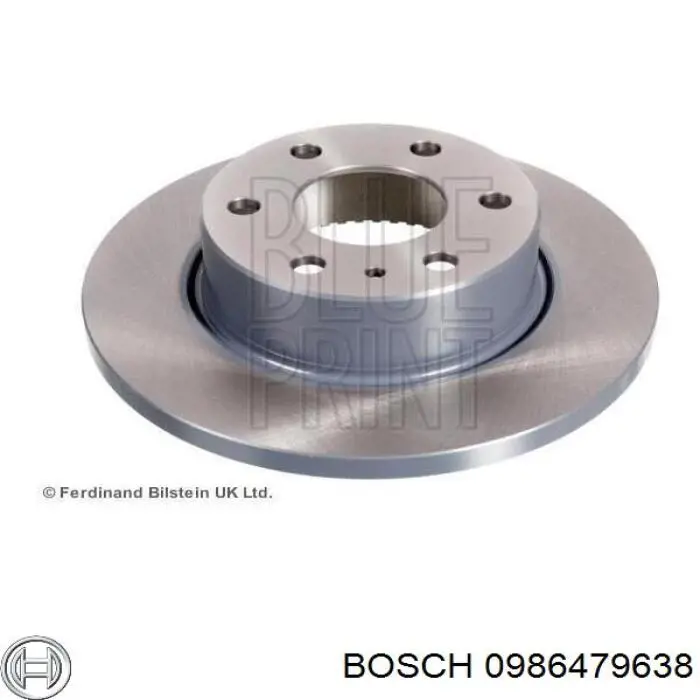 Гальмівні диски 0986479638 Bosch