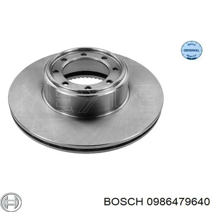 Гальмівні диски 0986479640 Bosch