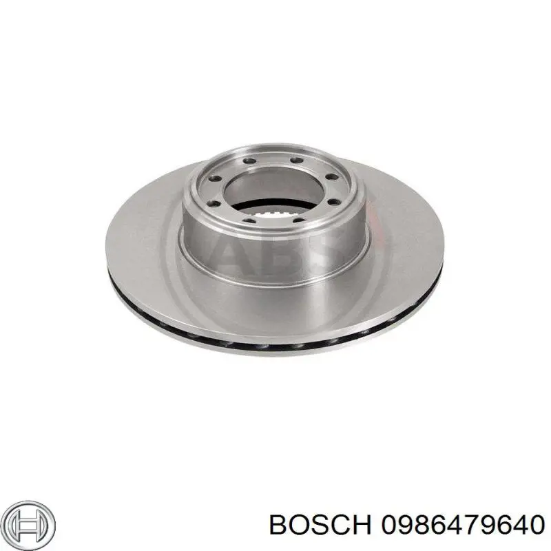 Купити 0986479640 Bosch Диск заднього гальма