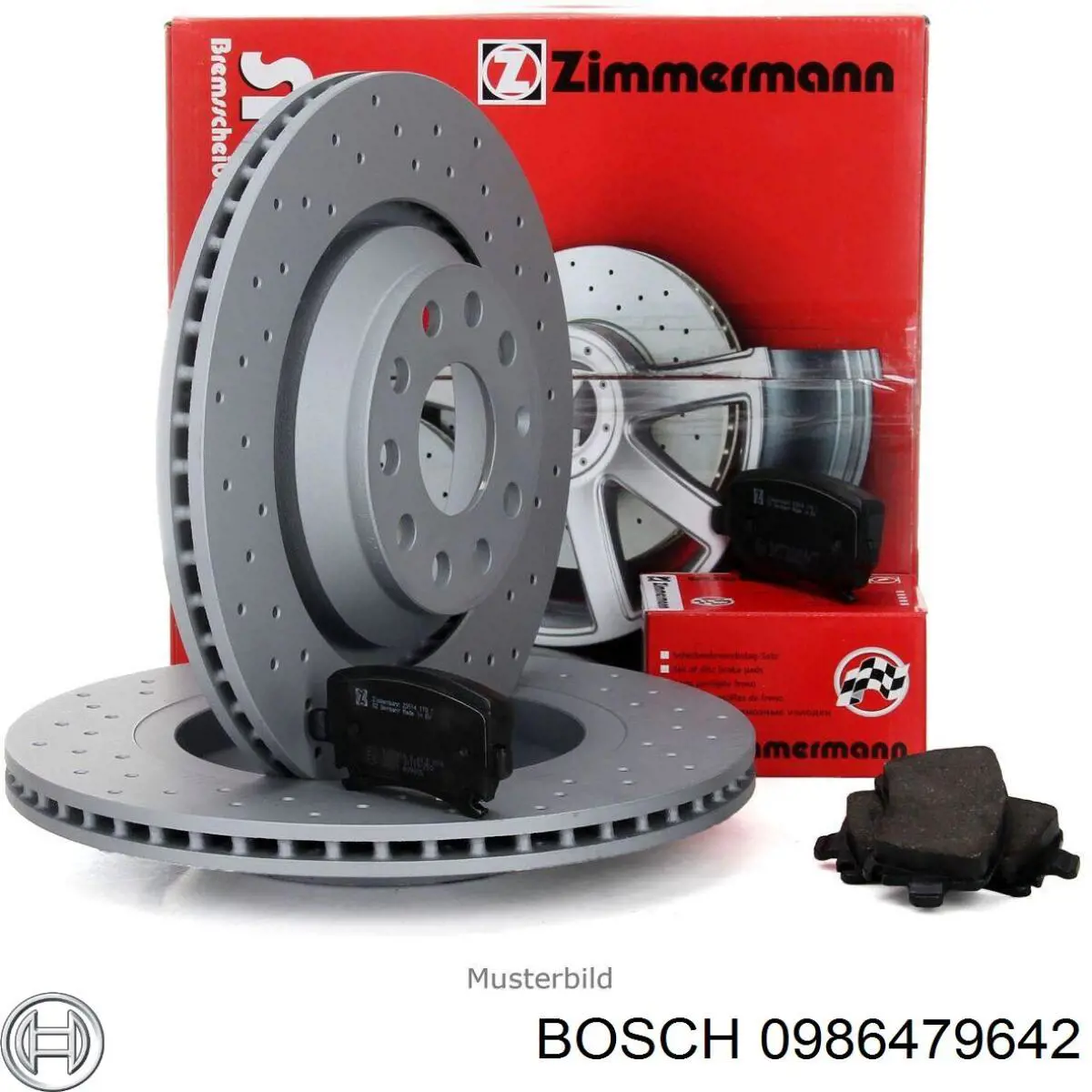 Купити 0986479642 Bosch Ротор гальмівний