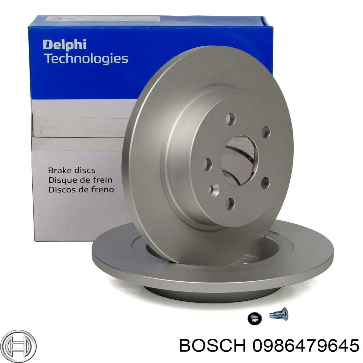 Диск гальмівний задній Bosch 0986479645