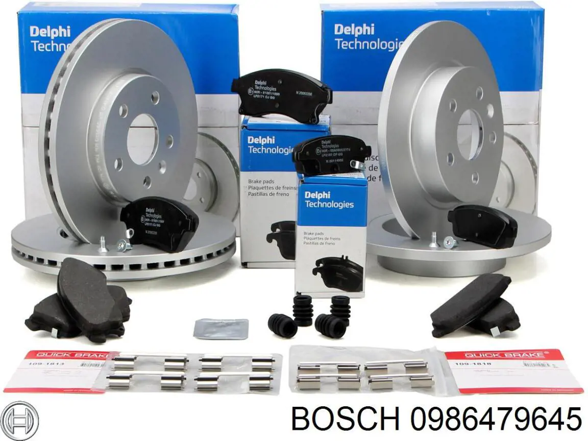 Купити 0986479645 Bosch Диск заднього гальма