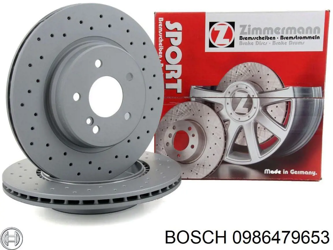 Гальмівні диски 0986479653 Bosch