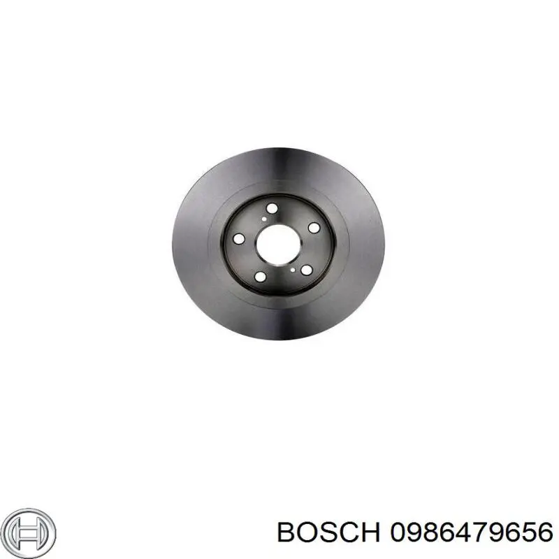 Диск гальмівний задній 0986479656 Bosch