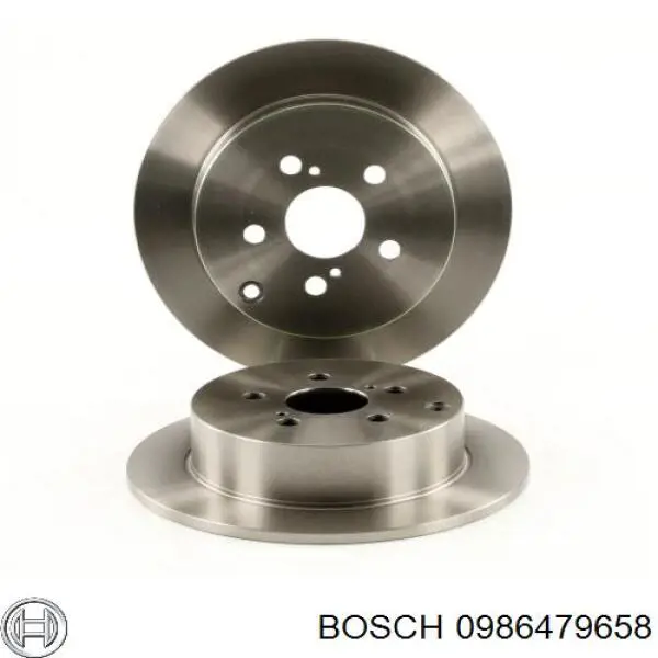 Диск гальмівний задній 0986479658 Bosch