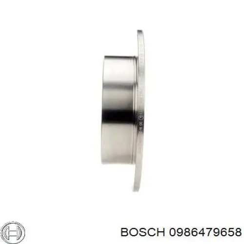 Купити 0986479658 Bosch Диск заднього гальма