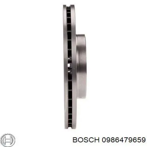 Гальмівні диски передні 0986479659 Bosch