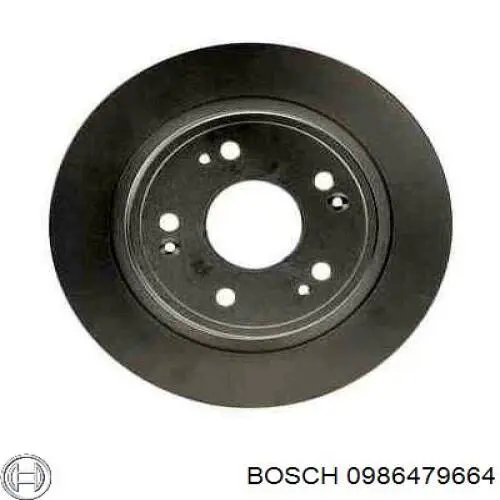 Диск переднього гальма Bosch 0986479664 ціна, від 37.49 USD