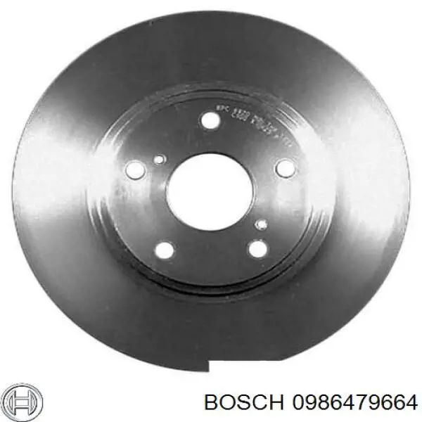 Купити 0986479664 Bosch Ротор гальмівний